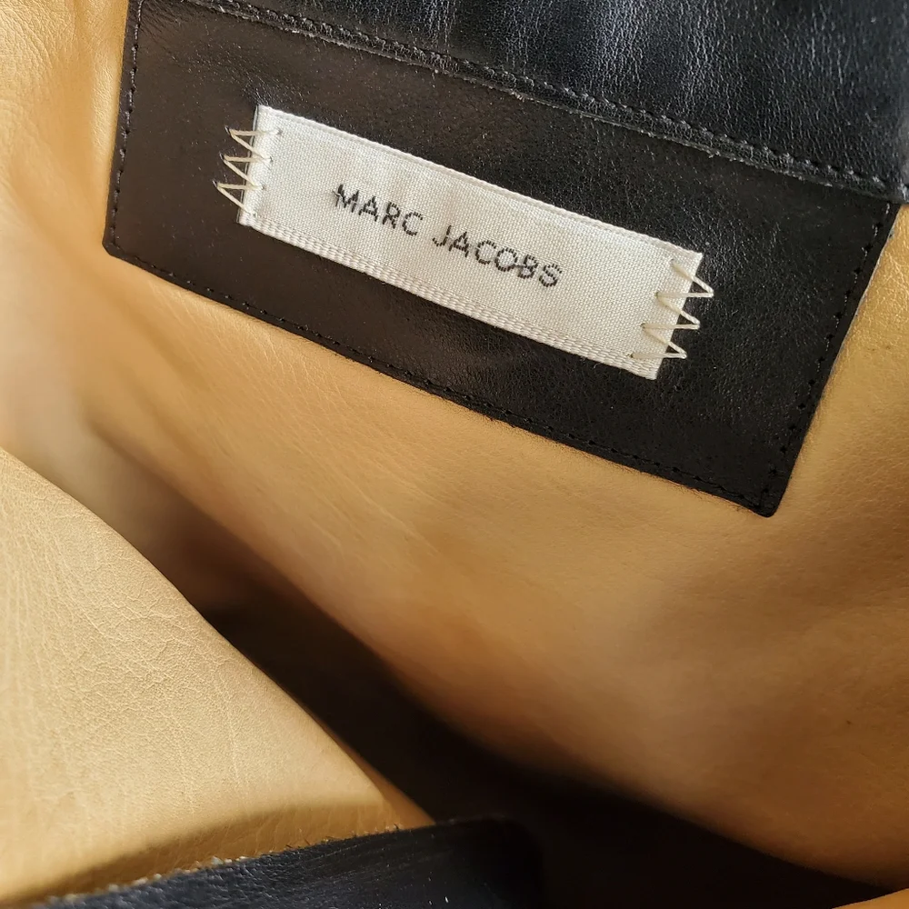 💫SOLD💫Marc Jacobs Vintage Rare Suede Black Knee-High Boots - EU 41 - Picture 2 of 10